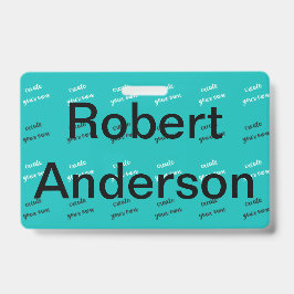 Crachá Divertido Crie o seu melhor