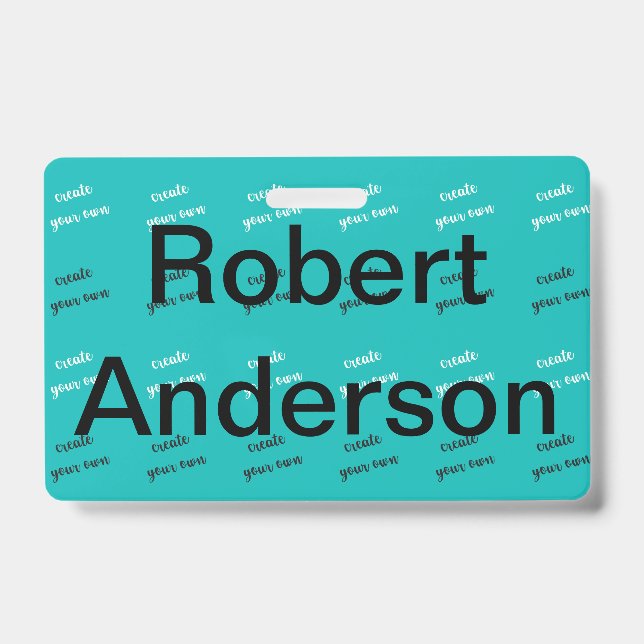 Crachá Divertido Crie o seu melhor (Frente)