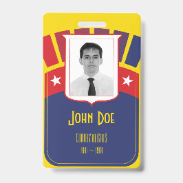 Crachá do Canal do Panamá Zonian & Lanyard