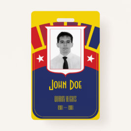 Crachá do Canal do Panamá Zonian & Lanyard