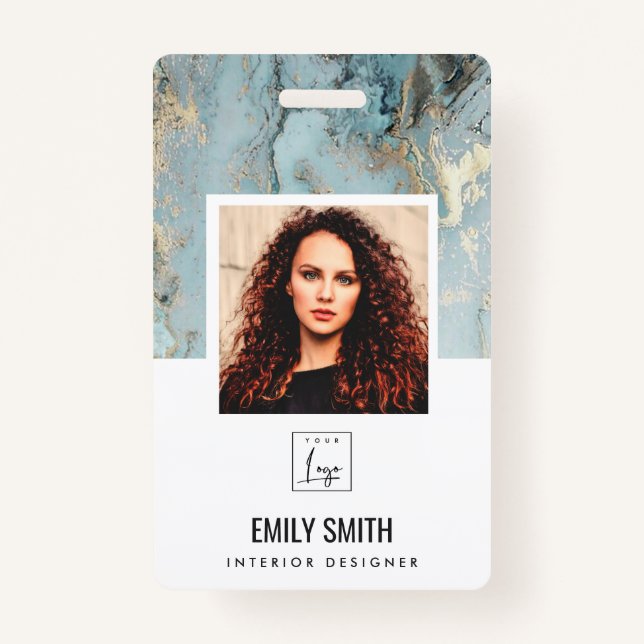 CRACHÁ DO CÓDIGO DE BAR DA FOTO DO FUNCIONÁRIO DA  (Frente)