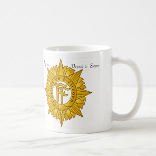 Crachá do Exército Irlandês para a caneca