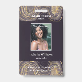 Crachá do membro da empresa ou do centro médico az