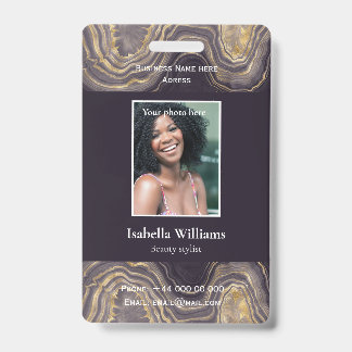 Crachá do membro da empresa ou do centro médico az