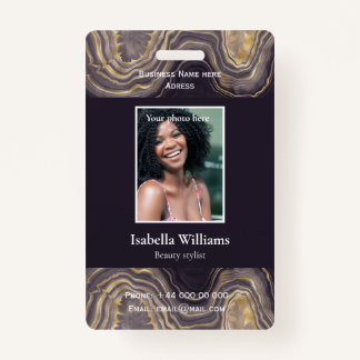 Crachá do membro da empresa ou do centro médico az