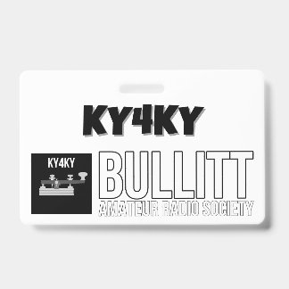 Crachá do Membro do Clube KY4KY da B.A.R.S