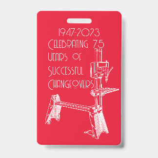 Crachá do Nome da Celebração do 75 Aniversário do 