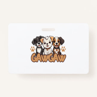 Crachá Dog Lover Birthday Dift Tee