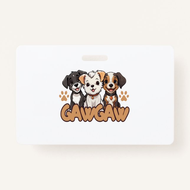 Crachá Dog Lover Birthday Dift Tee (Frente)