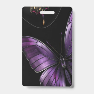 Crachá Dreamy Butterfly Pattern