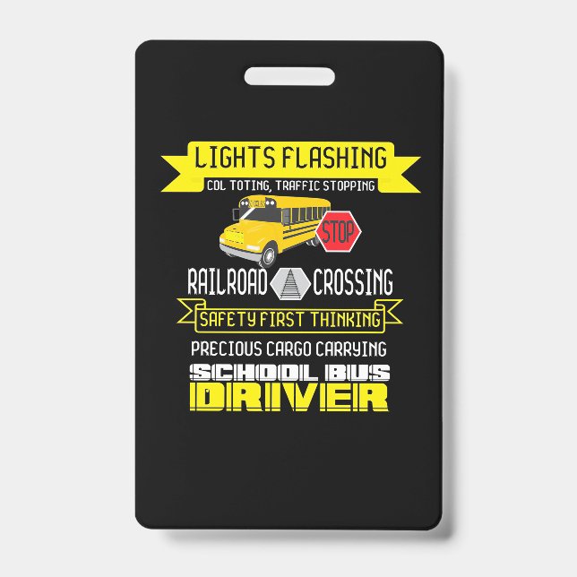 Crachá Driver de Barramento Ortográfico (Frente)