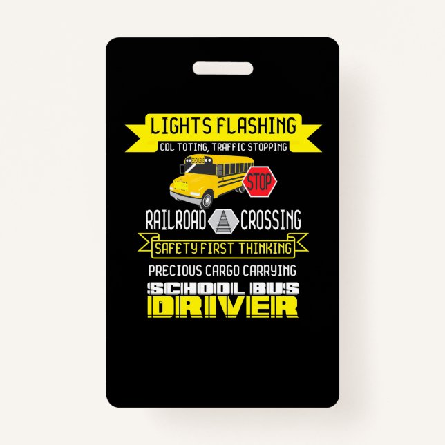 Crachá Driver de Barramento Ortográfico (Frente)