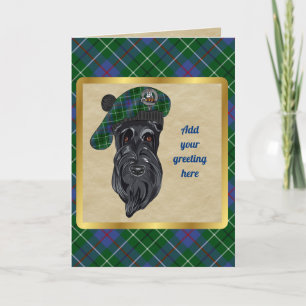 Crachá Duncan e Cartão Personalizado Tartan