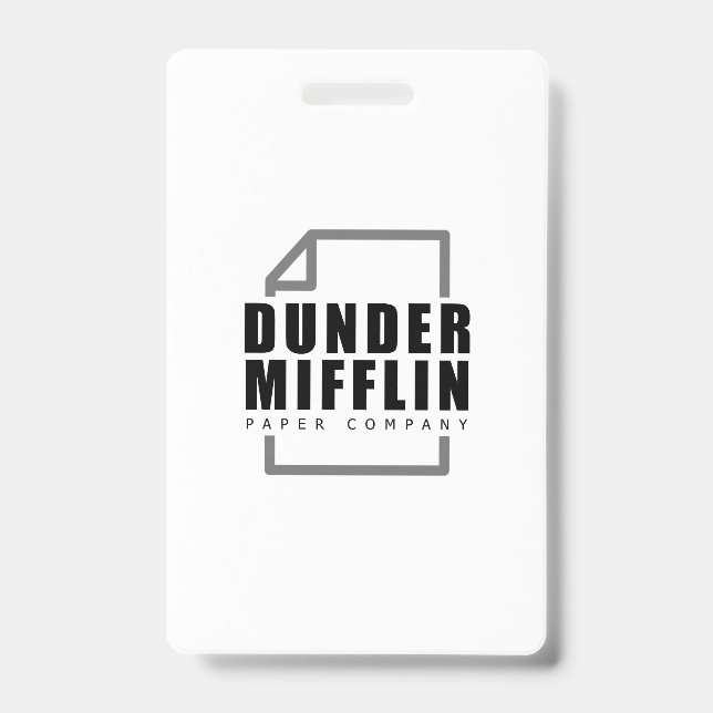 Crachá Dunder Mifflin (Frente)
