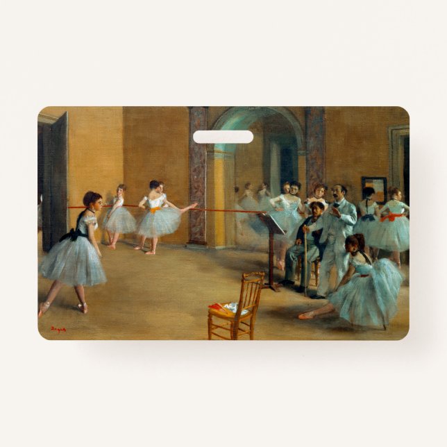 Crachá Edgar Degas O Salão de Dança na Ópera (Frente)