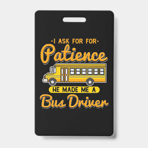 Crachá Ele Me Fez Um Motorista De Ônibus