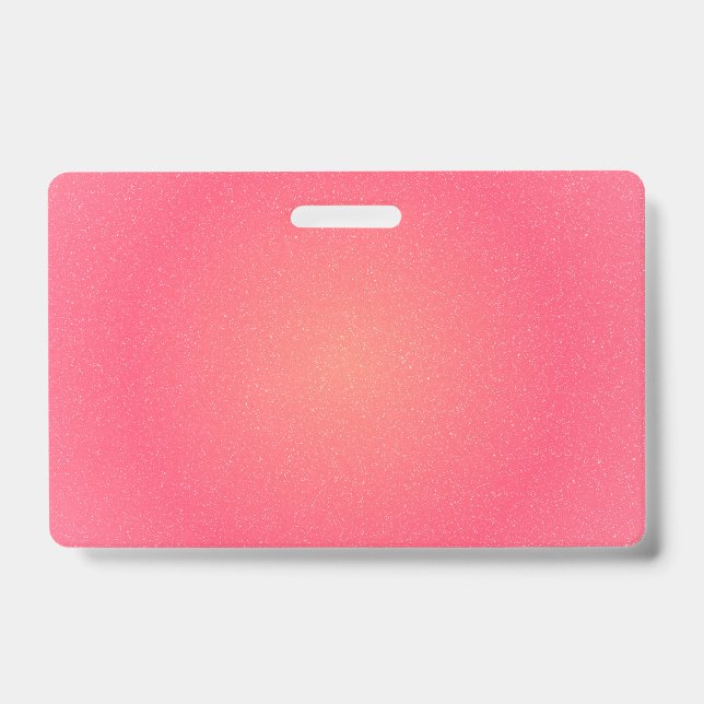 Crachá Elegante Rosa (Frente)