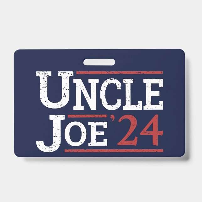 Crachá Eleição 2024 - Tio Joe I (Frente)