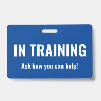 Crachá Em Treinamento