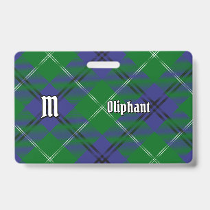 Crachá Emblema Clan Oliphant Tartan