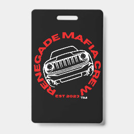 Crachá Emblema da Equipe Mafiosa Renegada