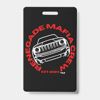Crachá Emblema da Equipe Mafiosa Renegada