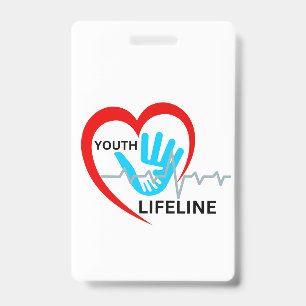 CRACHÁ EMBLEMA DA LINHA DE AJUDA JUVENIL PRAY 1ST