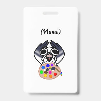 Crachá Emblema de Artista Pombo Pessoal