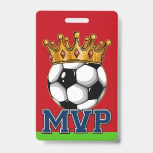 Crachá Emblema de MVP de Futebol