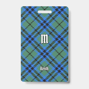 Crachá Emblema de Tartã do Clã Keith