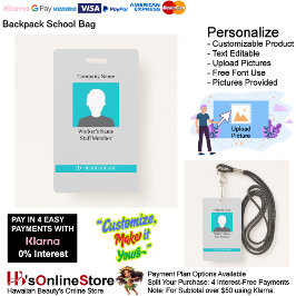 Crachá  Employee ID Workers Employee Staff Member Badge 2