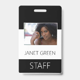 Crachá Empresa Personalizada de Identificação de Fotograf