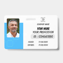 Crachá Empresarial Personalizado com Foto