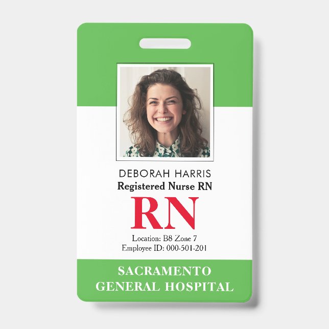 Crachá Enfermeira Moderna (Frente)