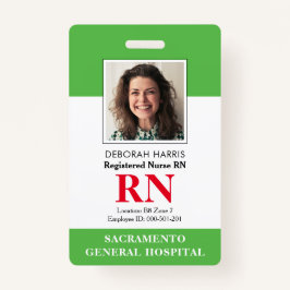 Crachá Enfermeira Moderna