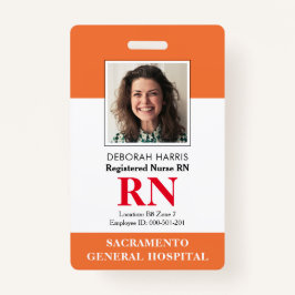 Crachá Enfermeira Moderna