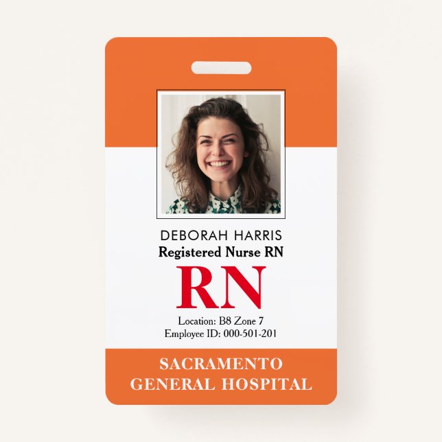 Crachá Enfermeira Moderna (Frente)