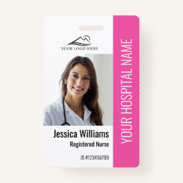 Crachá Enfermeiro Registrado Obra de Foto Rosa Médica RN
