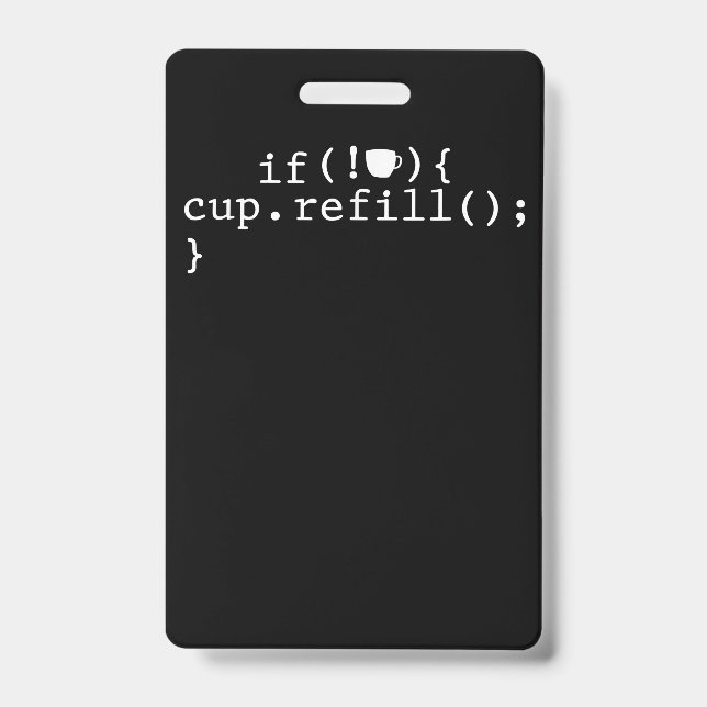 Crachá Engenheiro de Software de Codificação Inteligente  (Frente)