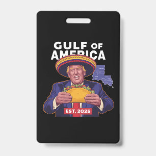 Crachá Engraçado Trump Golfo De Nós América 2025 Trump