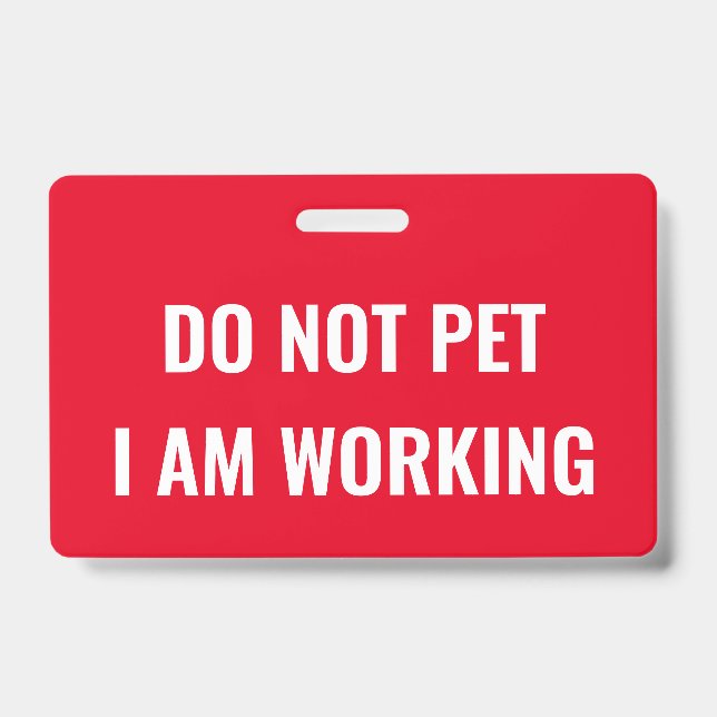 Crachá Equipamento médico de trabalho (Frente)