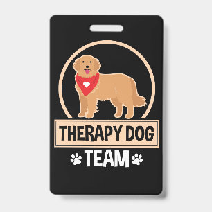 Crachá Equipe de Cães Terapêutica