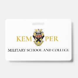 Crachá Escola e Faculdade Militar Kemper
