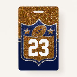 Crachá Esportes da Equipe de Futebol da Escola Azul e Dou