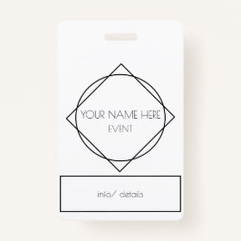 Crachá estaleiro geométrico