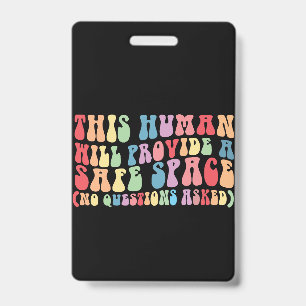 Crachá Este Humano Fornecerá Um Espaço Seguro Gay LGBTQ