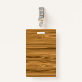 Crachá Estilo de madeira elegante da grão