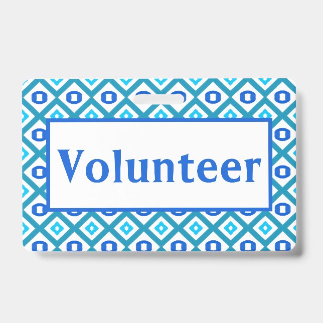 Crachá Estilo do Nome (Frente)