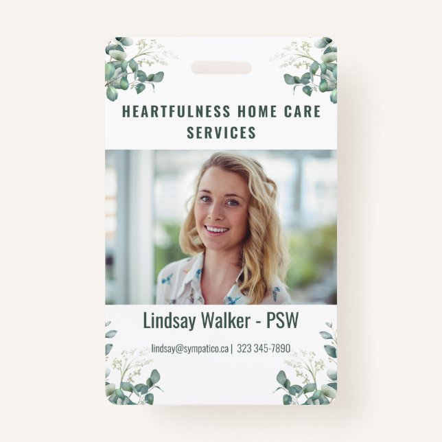 Crachá Estilo Eucalyptus (Frente)