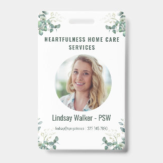 Crachá Estilo Eucalyptus